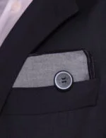 EDGE Pocket Square - Black - Image 2