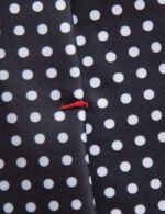 Polka Dotted Tie-Black - Image 3