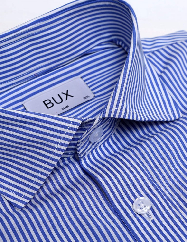Shadow Satin Stretch Cotton Blend Shirt | Buxstyle