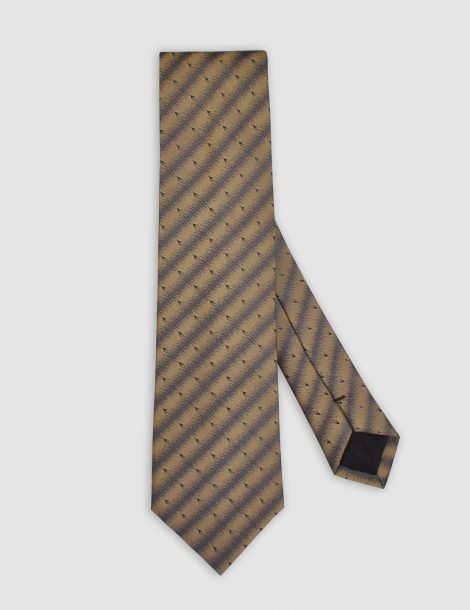 copper-metallic-black-striped-tie