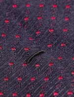 Navy Red Dotted Tie - Image 3