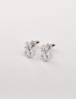 Silver Anchor Cufflinks - Image 2