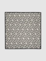 White Floral Pocket Square - Image 3