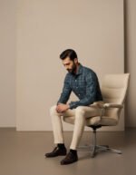 Cyan Check Shirt | BuxStyle