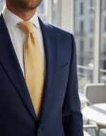 Yellow Floral Silk Tie - Image 2