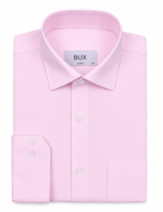 Light Pink Cotton Dress Shirt for Men