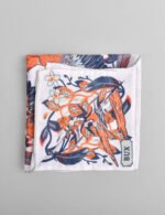 Parrot Bird Print Silk Pocket Square - Image 5