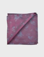 Regal Purple Paisley Pocket Square - Image 3