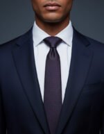 Navy Red Dotted Tie - Image 2