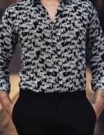 Stripe Zebra Print Shirt - Image 5