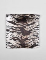 Buy luxury tiger print silk pocket square online – BuxStyle