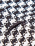 Houndstooth Necktie-Black & White - Image 3