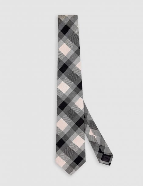 brown-black-check-tie