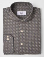 Grey Fish Print Shirt