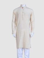 Light Apricot Long Kurta - Fresco
