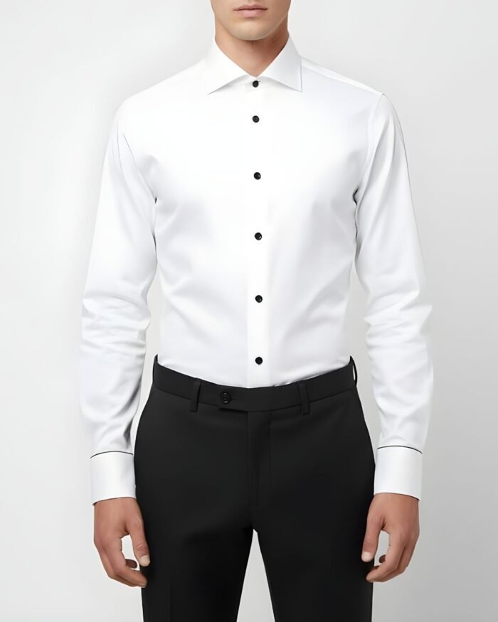 premium white twill shirt for men online