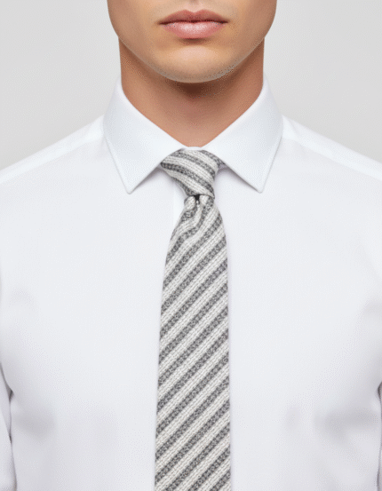 striped tie handmade