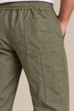 Linen Utility Trousers - Image 4